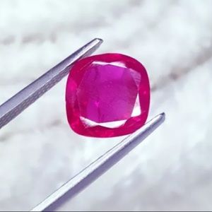 Natural Real Pinkish Ruby Heated Only. AAA+